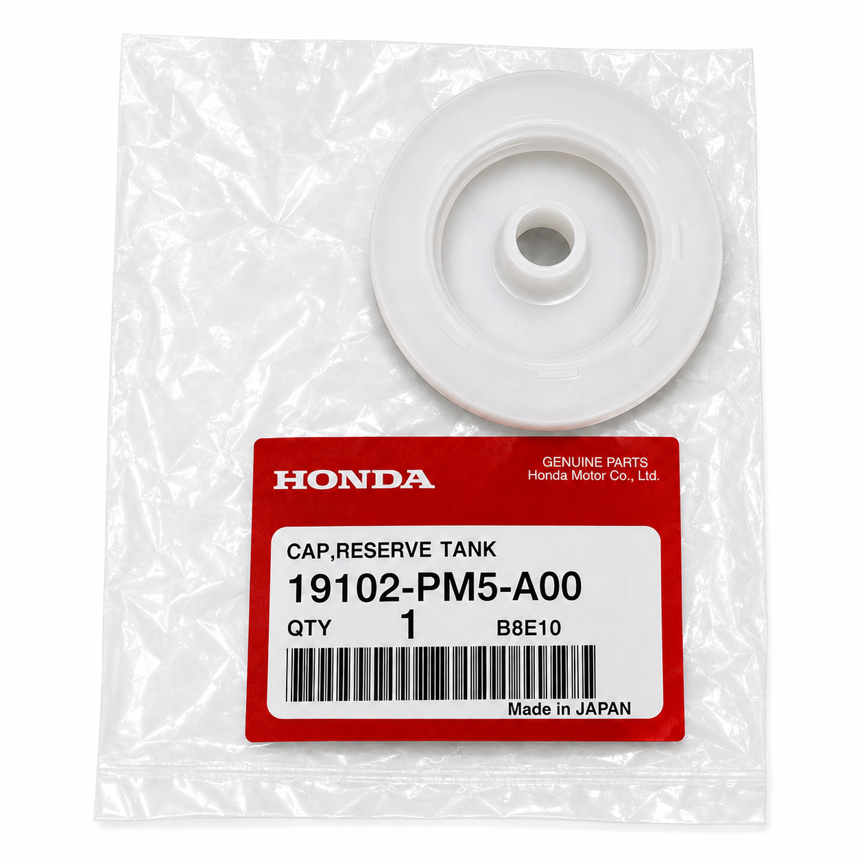 Honda - Genuine Honda OEM Coolant Reservoir Reserve Tank Cap | 19102-PM5-A00