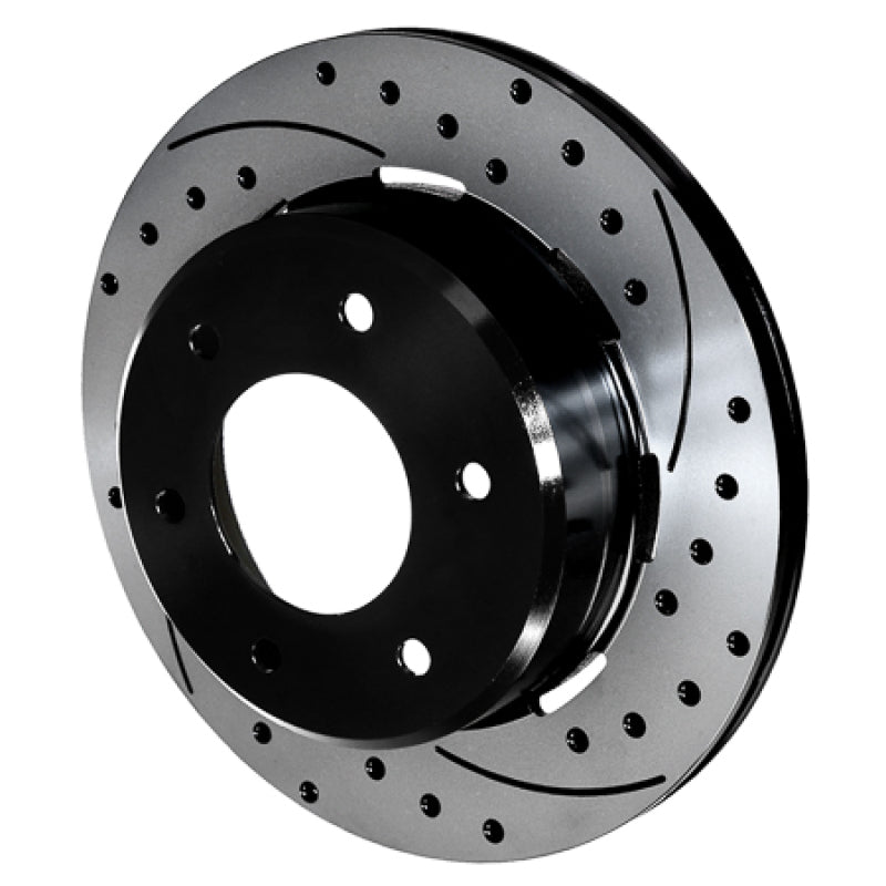 Wilwood 6x5.5 SRP Drilled Performance Rear Rotor & Hat L/H - Black