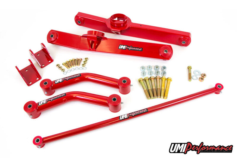 UMI Performance 59-64 GM B-Body Rear Suspension Kit 4-Link- Chevy only - Black