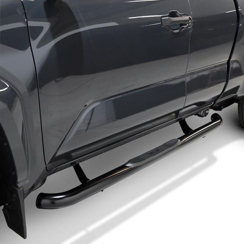 Westin 24-26 Toyota Tacoma Xtra Cab E-Series 3 Nerf Step Bars Black