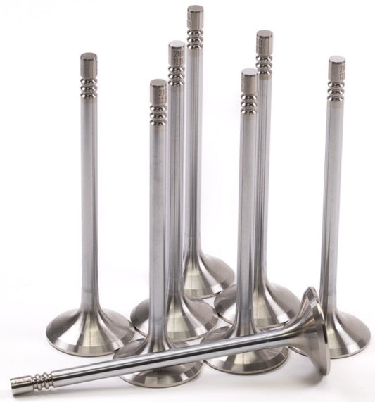 GSC P-D Ford Mustang 5.0L Coyote Gen 3 32mm Head (STD) Chrome Polished Exhaust Valve - Set of 8