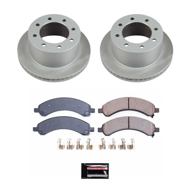 Power Stop 03-08 GMC Savana 3500 Rear Semi-Coated Rotor Kit