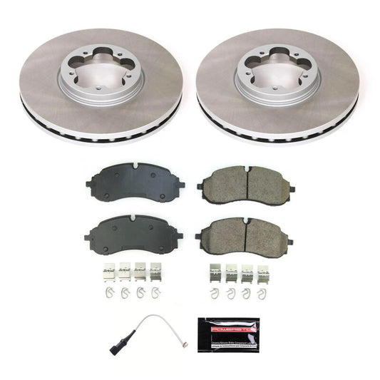 Power Stop 22-23 Ford Transit-350 Front Semi-Coated Rotor Kit