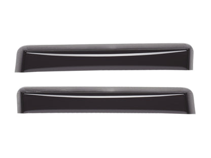 WeatherTech 11-23 Dodge Charger Front Window Deflectors - Matte Black