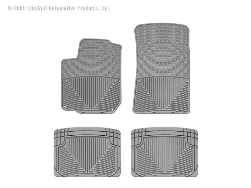 WT Rubber Mats - Rear - Grey