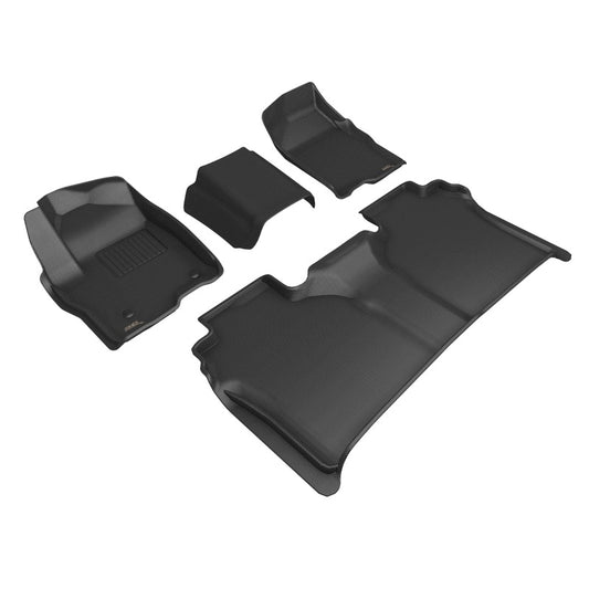 3D MAXpider 19-26 Chevrolet Silverado 1500HD/2500HD/3500HD Kagu Black Full Set