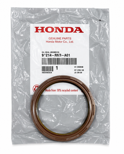 Honda - Genuine OEM Honda K-series Rear Main Crankshaft Oil Seal | 91214-RNB-A01 | K20 K24