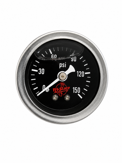 TSM Race - Black Fuel Pressure Gauge 0-150PSI