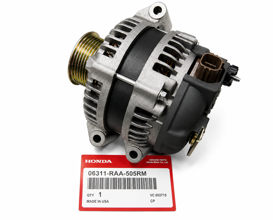 Honda - Genuine Honda Remanufactured Alternator | 06311-RAA-505RM | Accord & Element