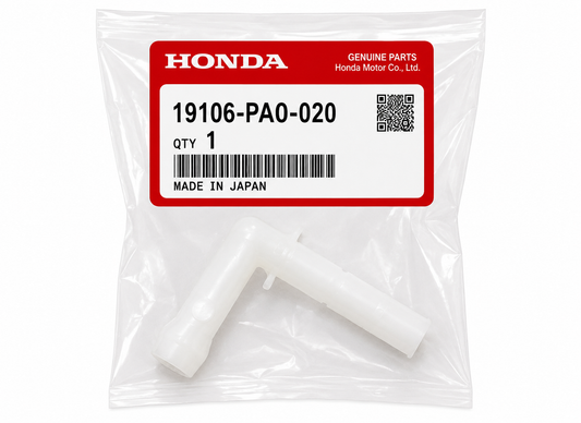 Honda - Genuine Honda Reserve Tank Joint / Coolant Overflow Hose Connector | 19106-PA0-020