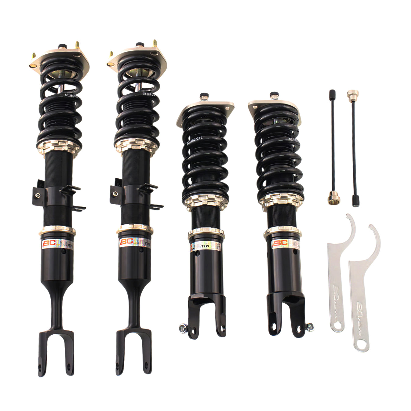 BC Racing - BR-Series Coilovers for 07-15 Infiniti G37 Sedan/Coupe True Coilover Rear