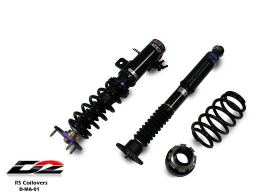 D2 Racing - RS Coilovers for 2011-2014 MAZDA 2 / 2011+ FORD FIESTA