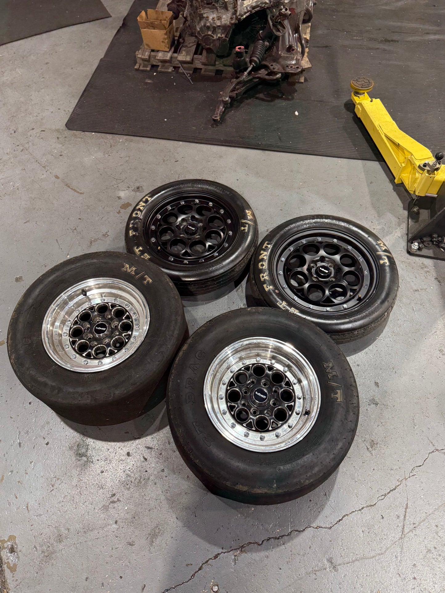 Tsm Used Parts Collection - VMS Wheels Front & Rear W/Mickey Thompson Tires
