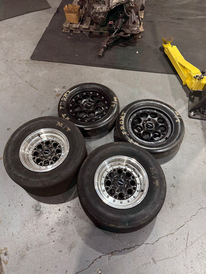 Tsm Used Parts Collection - VMS Wheels Front & Rear W/Mickey Thompson Tires