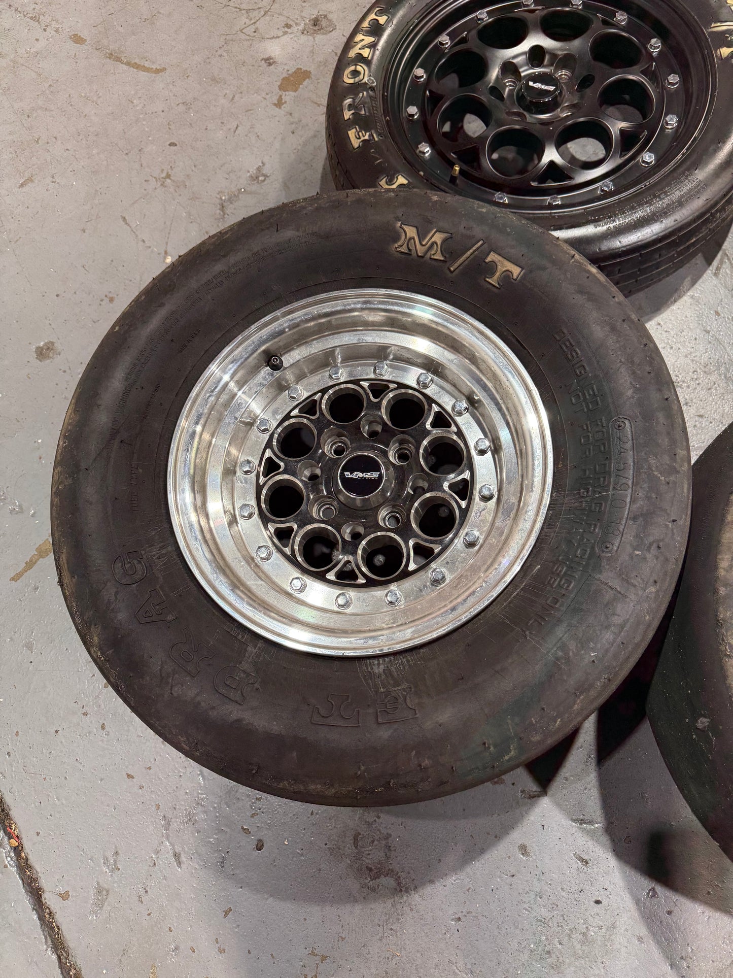 Tsm Used Parts Collection - VMS Wheels Front & Rear W/Mickey Thompson Tires