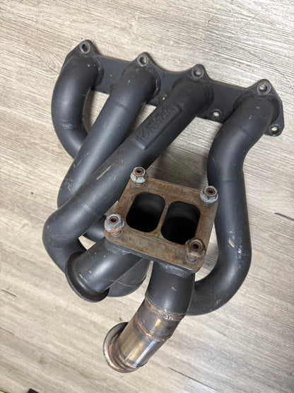 Tsm Used Parts Collection - Full-Race Dual Gated B-series Top Mount Turbo Manifold