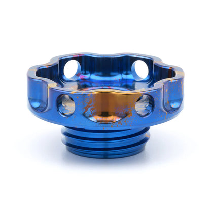 Acuity - Podium-Ti Oil Cap in Splatter Titanium Finish for Hondas/Acuras