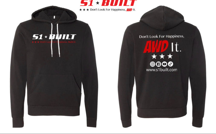 S1 Built - AWD Hoodie Black