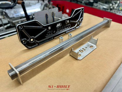 S1 Built - Billet Aluminum Rear Diff Mount Kit - RSX/EP3/EM2/ES/ in Black Anodize