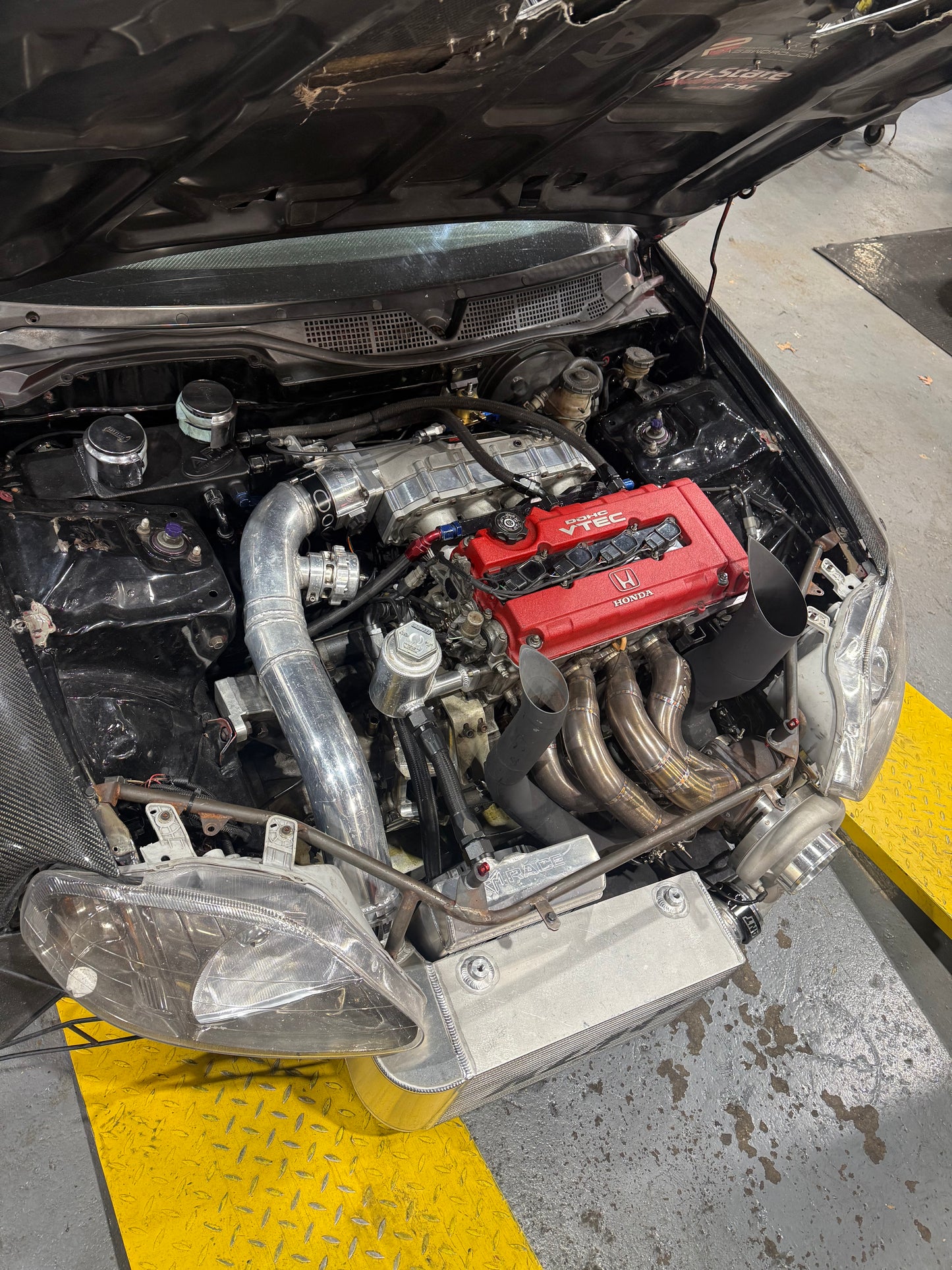 Tsm Used Parts Collection - Bseries SFWD B18B1 Sleeved Short Block