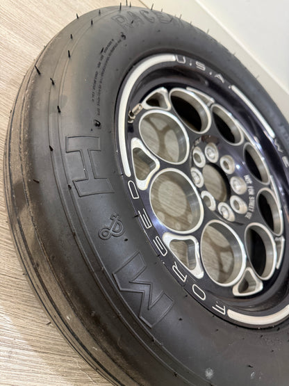 Tsm Used Parts Collection - Weld 1pc Skinnies W/Almost New M&H 24x3.6x15 Tires