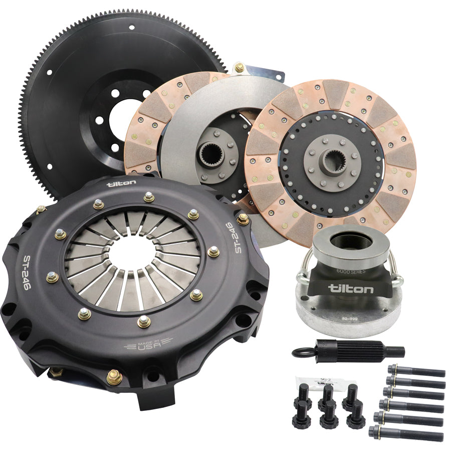 ST-246 TWIN DISC CLUTCH KIT, CERAMETALLIC DISCS, CORVETTE C6, INCLUDES HRB