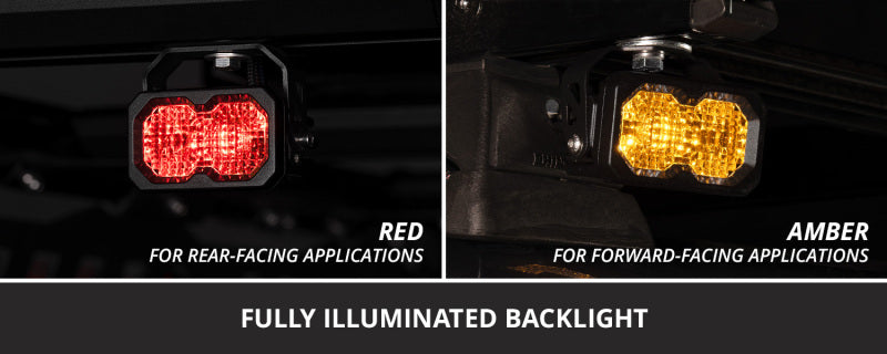 Diode Dynamics C2 2.0 SAE/DOT White Pro Standard LED Pod (Pair)