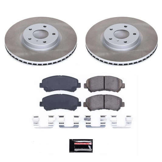 Power Stop 16-22 Nissan Maxima Front Semi-Coated Rotor Kit