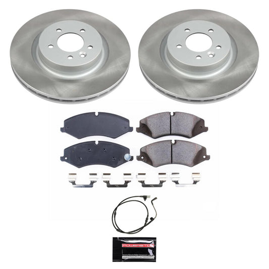 Power Stop 10-13 Land Rover Range Rover Sport Front Semi-Coated Rotor Kit