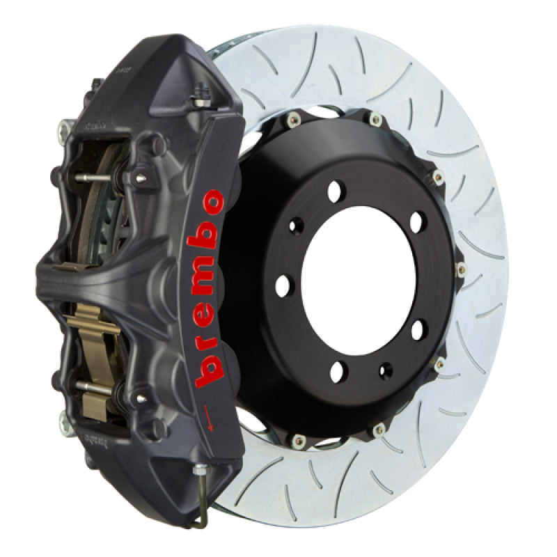 Brembo 99-05 Honda S2000 Front GTS BBK 6 Piston Cast 355x32 2pc Rotor Slotted Type-3-Black HA