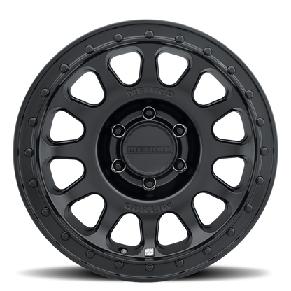 Method MR709 HD Bead Grip 17x 8.5in / ET0 / 6x135 BP / 87mm Bore - Black Wheel