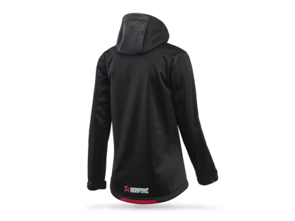 Akrapovic Womens Corpo Softshell Jacket Black - M