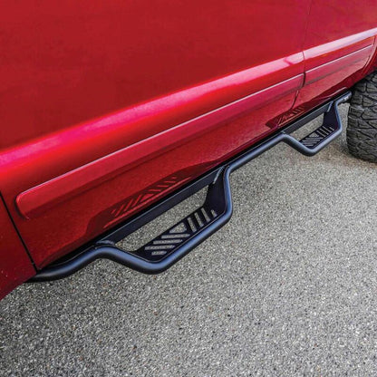 Westin 1999-2016 Ford F-250/F-350/F-450/F-550 Crew Cab Outlaw Drop Nerf Step Bars Textured Black