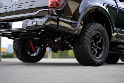 Roush 21-24 Ford F-150 5.0L V8 Side Exit Catback Active Ready Exhaust w/ Black Tips
