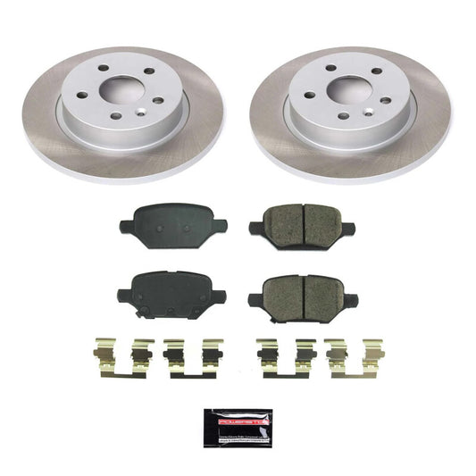 Power Stop 18-22 Chevrolet Trax Rear Semi-Coated Rotor Kit