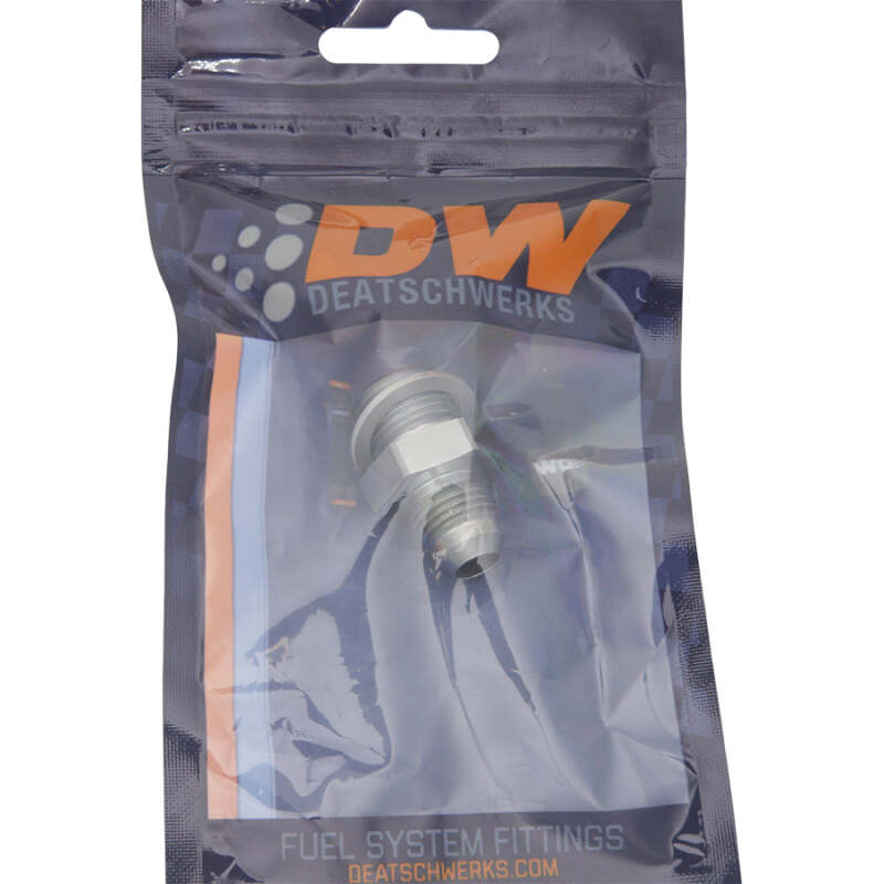 DeatschWerks 6AN Male Flare to M16 X 1.5 Male Metric Adapter (Incl. Crush Washer) - Titanium