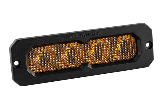 Diode Dynamics SS6 Max Yellow Flood Flush ABL (single) 3000K