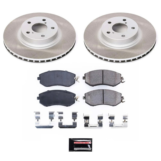 Power Stop 11-16 Subaru Impreza Front Semi-Coated Rotor Kit