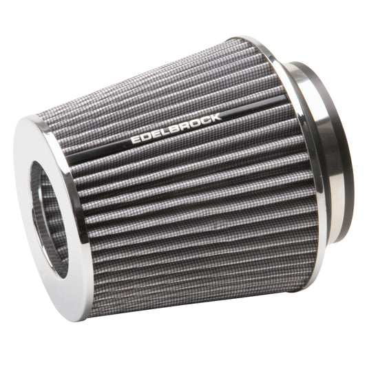 Edelbrock Pro-Flo Universal White Medium Conical Air Filter with 3/3.5/4in Inlet