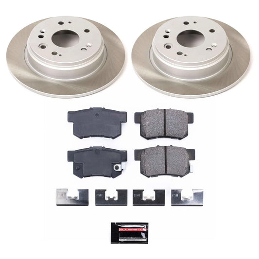 Power Stop 02-04 Honda CR-V Rear Semi-Coated Rotor Kit