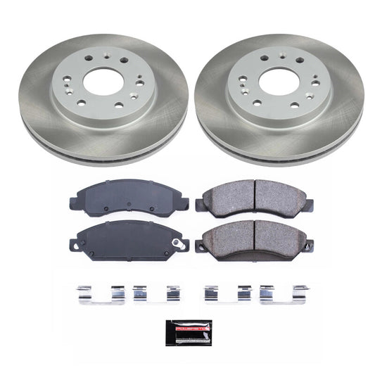 Power Stop 2007 GMC Yukon XL 1500 Front Semi-Coated Rotor Kit