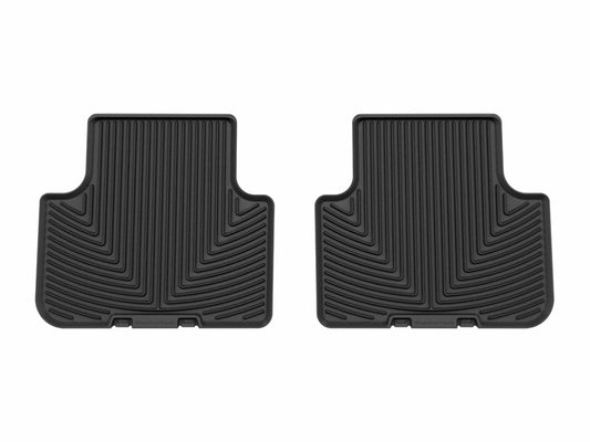 WeatherTech 17-25 Audi Q7 2nd Row Rear All-Weather Floor Mats - Black