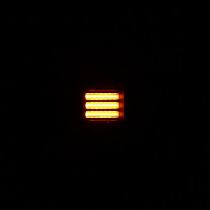 AlphaRex 19+Cheverolet 1500/2500HD/3500HD Silverado Luxx Series LED TailLights Alpha-Black Top-Etch