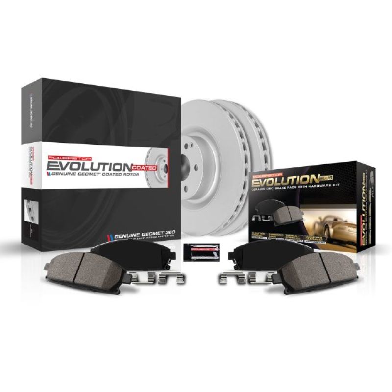 Power Stop 17-18 Ford E-450 Super Duty Front Z17 Coated Brake Kit