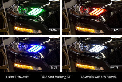 Diode Dynamics 18-23 Ford Mustang RGBW DRL LED Boards