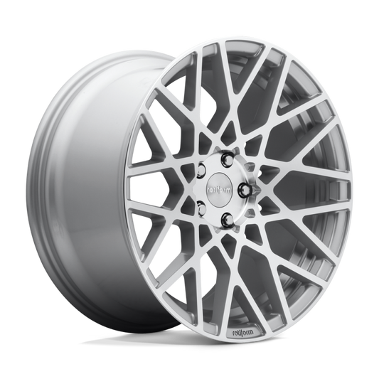 Rotiform R110 BLQ Wheel 19x8.5 5x120 35 Offset - Gloss Silver Machined