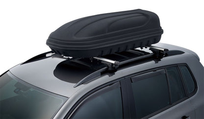 3D MAXpider Shell Roof Box With Rack Size L 47INX31INX10In (120X80X26Cm) Brown