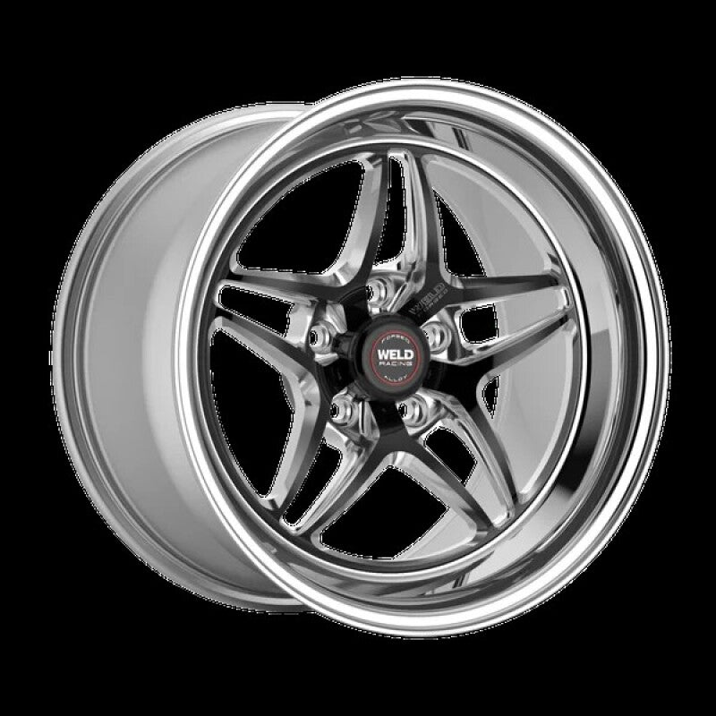 Weld S81 20x7 / 5x115 BP / 2.75in BS Black Wheel (High Pad) - Non-Beadlock