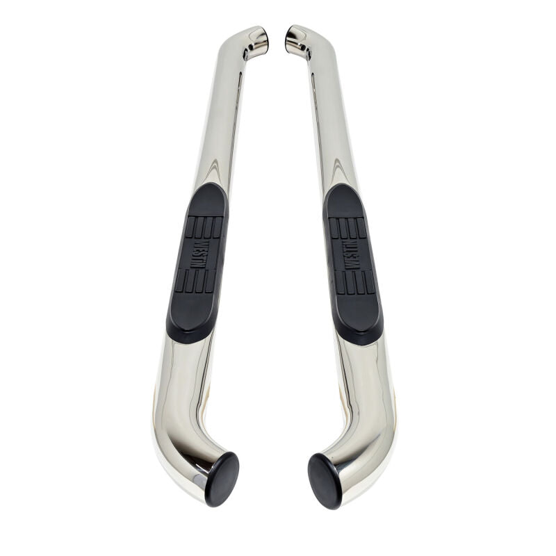 Westin 24-26 Toyota Tacoma Xtra Cab E-Series 3 Nerf Step Bars Stainless Steel