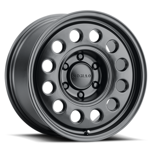 Nomad N501SB Convoy 17x8.5in / 6X135 BP / 25mm Offset / 87.1mm Bore - Satin Black